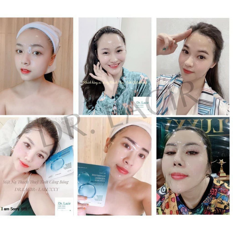 Mặt Nạ Thủy Tinh Căng Bóng GLUTATHIONE Dr.Lacir | Thế Giới Skin Care