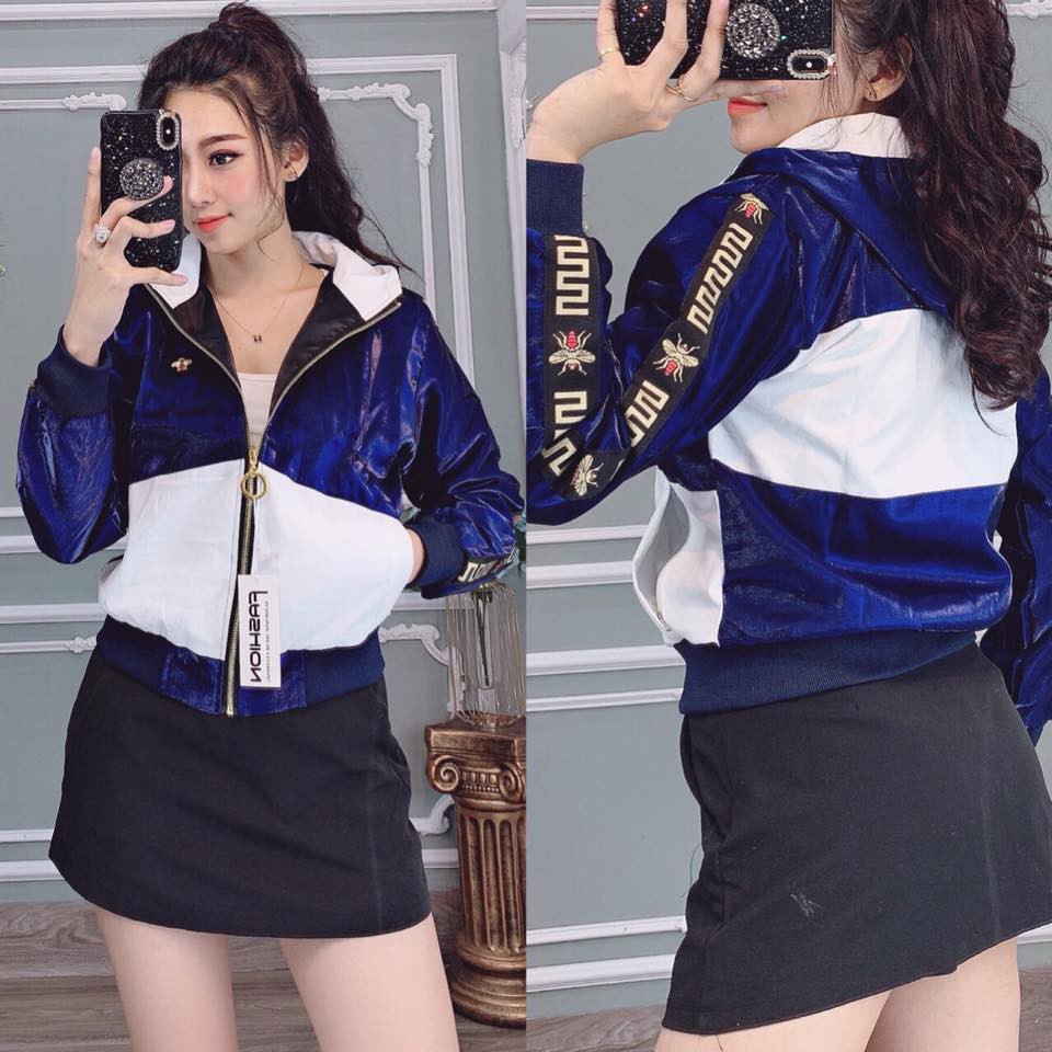 [ BEE ] ÁO KHOÁC PHỐI MÀU CÁ TÍNH 2019