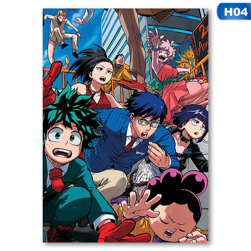 flowersqueen Poster Trang Trí Phim Anime My Hero Academia
