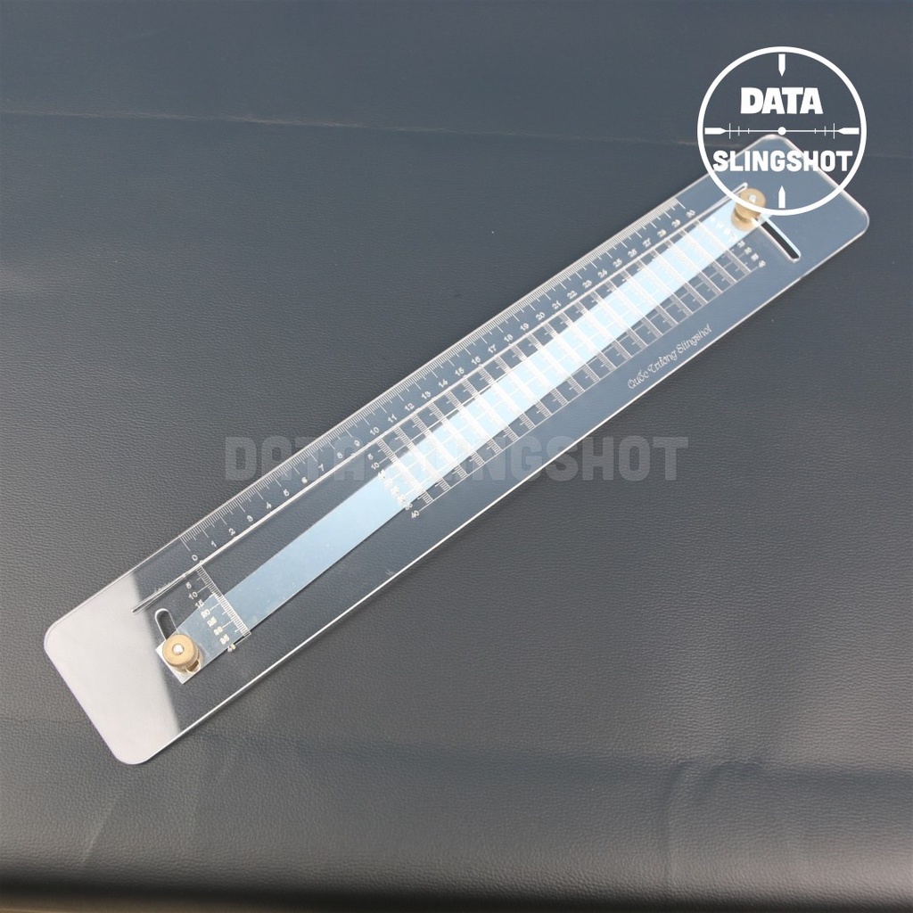 Bảng cắt thun - Thước cắt thun Mica đa năng dùng cắt khổ thun tùy chỉnh nhiều kích thước cho Ná Cao Su - DATA SlingShot