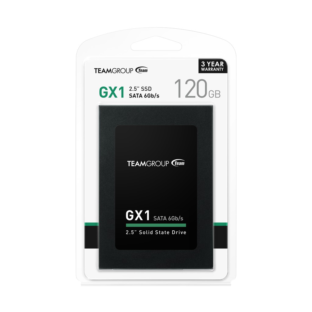 Ổ cứng SSD Team Group GX1 120GB Sata III 7mm 2.5" (Bảo hành 3 năm đổi mới) tặng đèn LED - Hãng phân phối chính thức | WebRaoVat - webraovat.net.vn