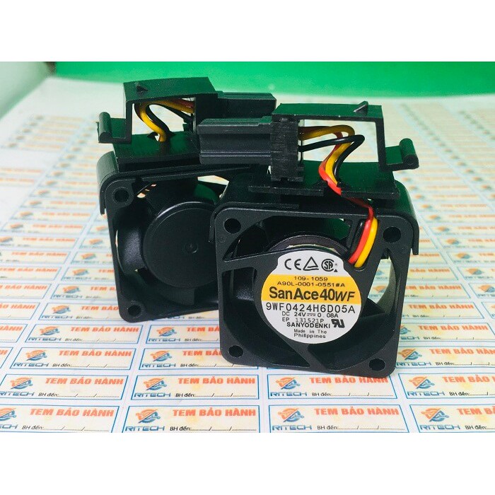 9WF0424H6D05A A90L-0001-0551#A Quạt Sanyo Denki 24V 0.08A kích thước 40x40x20mm