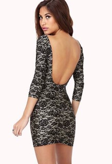 Đầm dài tay hiệu Forever21