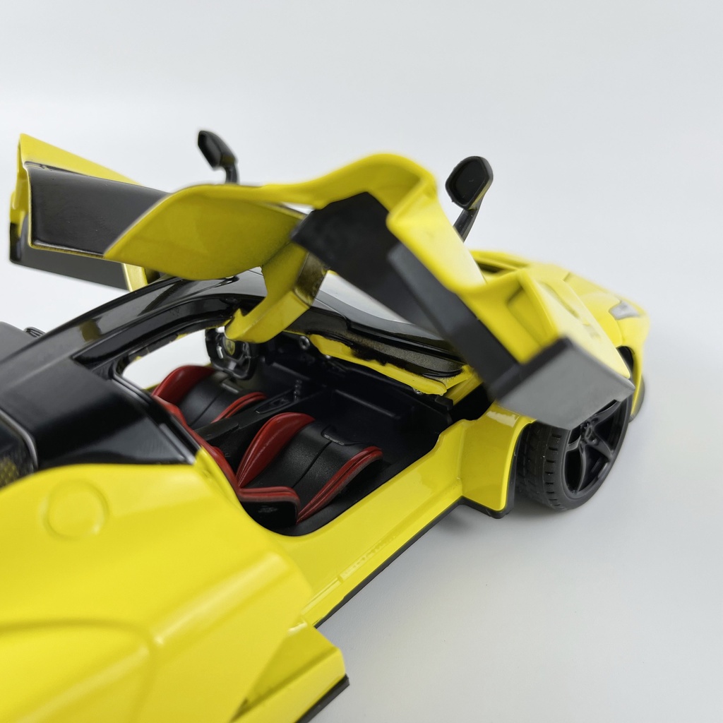 Xe mô hình Ferrari Rafa tỉ lệ 1:22 kiểu dáng thể thao, chất liệu hợp kim sơn tĩnh điện