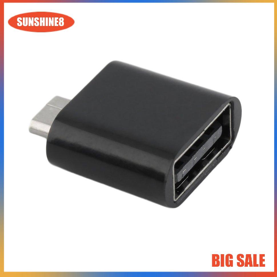 Đầu chuyển đổi OTG từ Micro USB đầu cắm sang USB A lỗ cắm nhỏ gọn tiện lợi