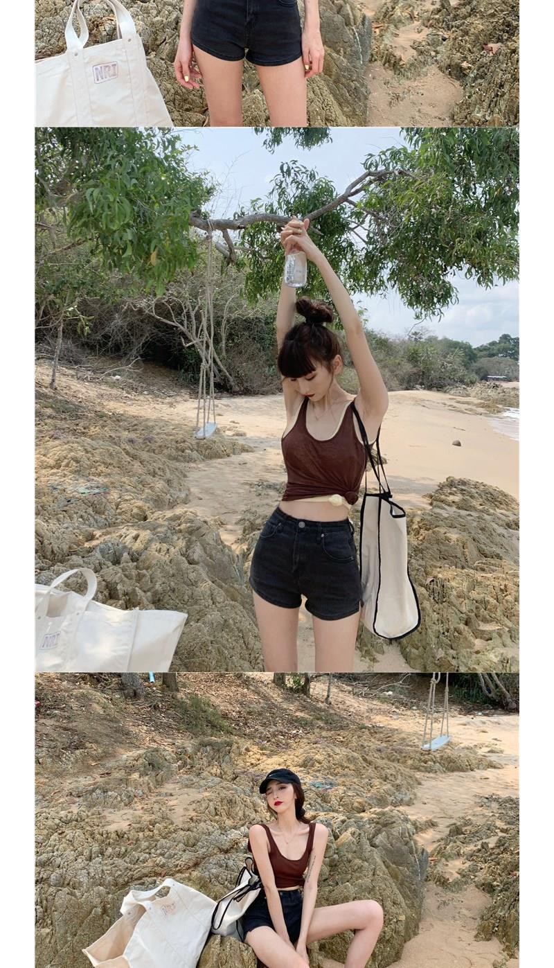 Quần Short Denim Lưng Cao Ống Rộng Thời Trang Hè 2021 Cho Nữ | BigBuy360 - bigbuy360.vn