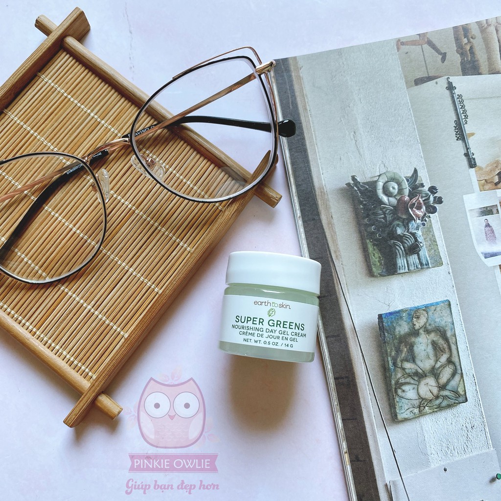 Gel dưỡng ngày Earth To Skin cấp nước siêu nhẹ dịu, cho da tươi sáng mát mẻ và được thanh lọc lọ 15g