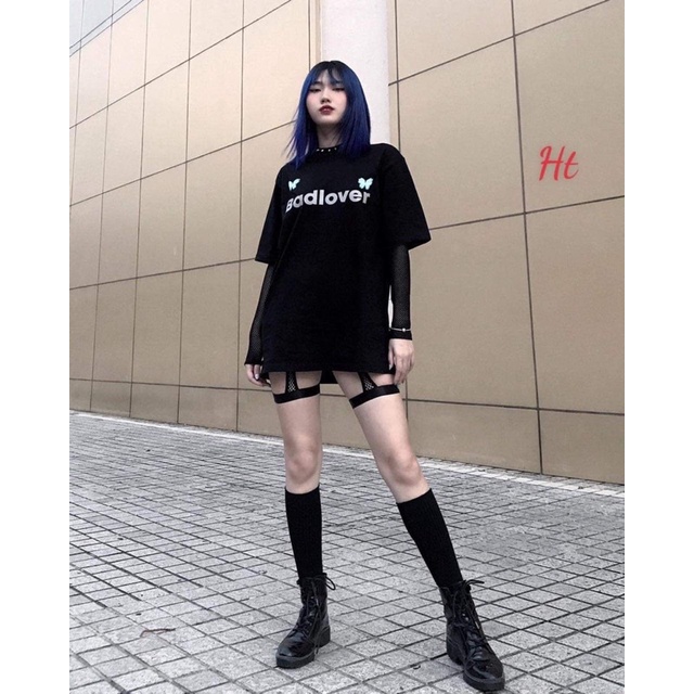 Áo phông bướm xanh Bad phản quang H2