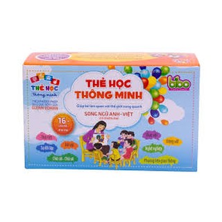 BỘ 416 THẺ HỌC THÔNG MINH SONG NGỮ ANH - VIỆT ( THẺ LOẠI 1 )