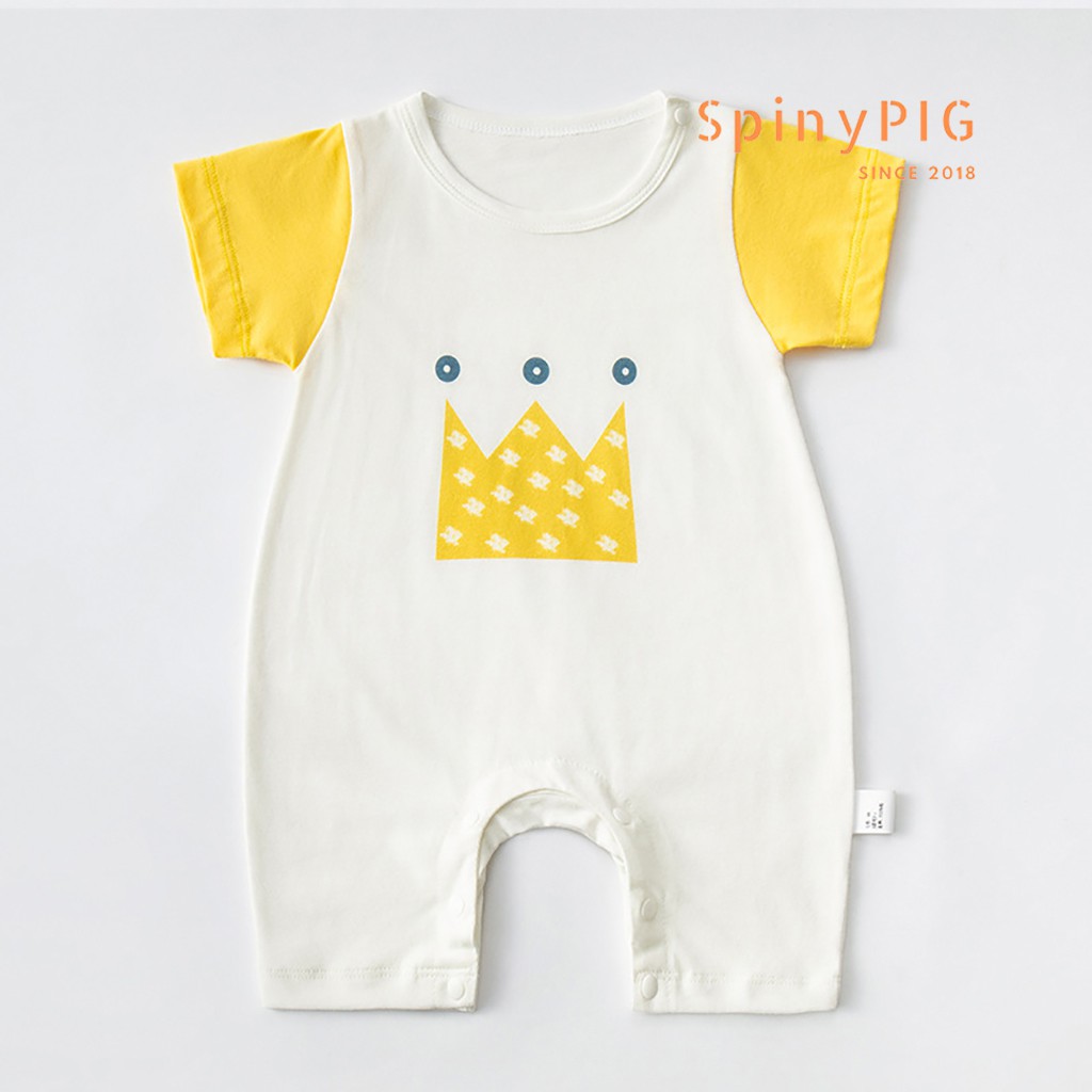 Quần áo sơ sinh 0-2 tuổi bộ body lửng mùa hè cho bé 100% cotton xinh xắn