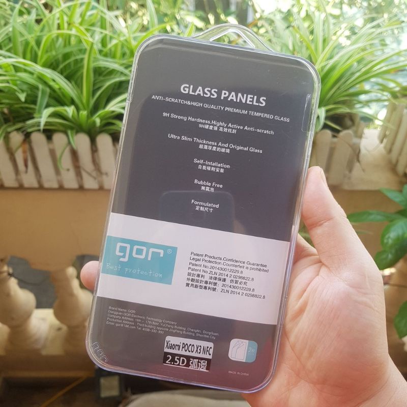 Bộ 2 miếng kính cường lực Gor cho Xiaomi Poco X3 NFC Full Box