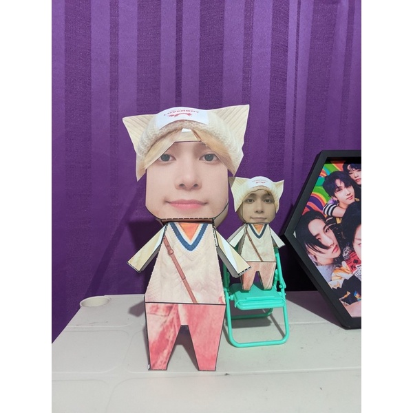 Mô hình giấy thành viên nhóm nhạc NCT dễ thương