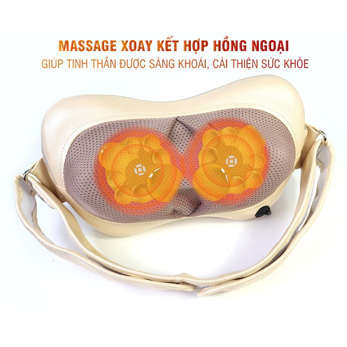 Máy (gối) massage giảm mỡ bụng đa năng thế hệ mới YIJIA YJ-209 - Hàng cao cấp - giá rẻ