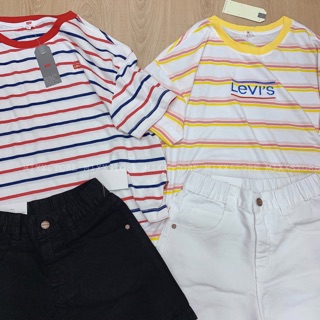 Áo thun sọc Lev*s logo về hàng sẵn ❤️