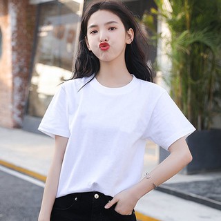 [ Áo Thun nữ ] Áo thun trơn basic cho nữ chất liệu cotton làm áo ngủ cá tính
