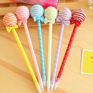 1 cây bút bi hình cây kẹo mút dễ thương