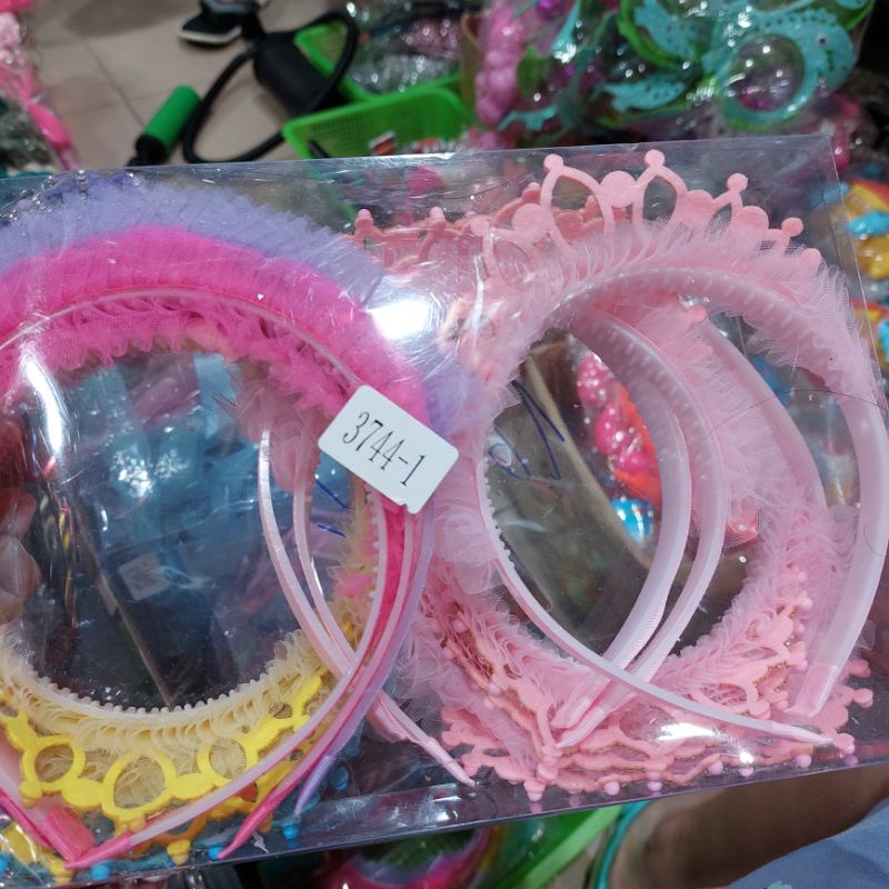 Bờm tóc công chúa, bờm tóc vương miện siêu đáng yêu cho bé gái