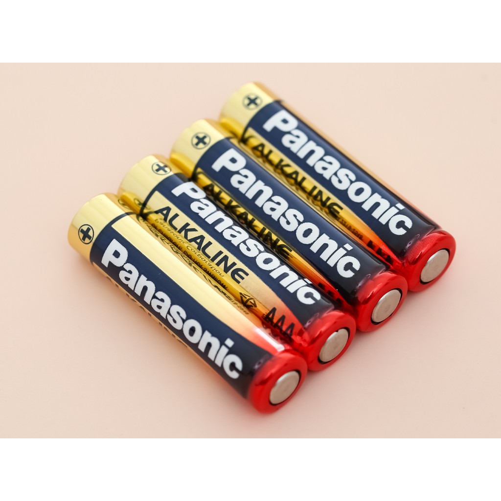 Pin AA/AAA Panasonic Alkaline cao cấp, Xả pin chậm, Không chảy nước