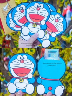 BAO LÌ XÌ BỘ 5 CÁI DORAEMON DOREMON