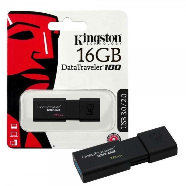 USB 3.0 Kingston DT100G3 16GB tốc độ upto 100MB/s Chính hãng | BigBuy360 - bigbuy360.vn