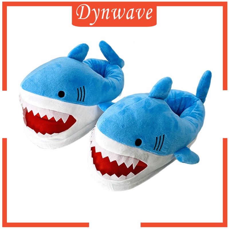 Dép Bông Đi Trong Nhà Hình Cá Mập Chống Trượt Vui Nhộn