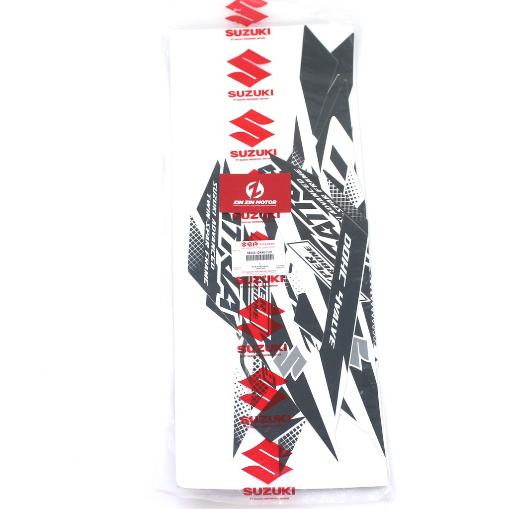 Tem Trắng 2018 (Xe Trắng) - Satria Fi, Raider Fi - ZIN ZIN MOTOR