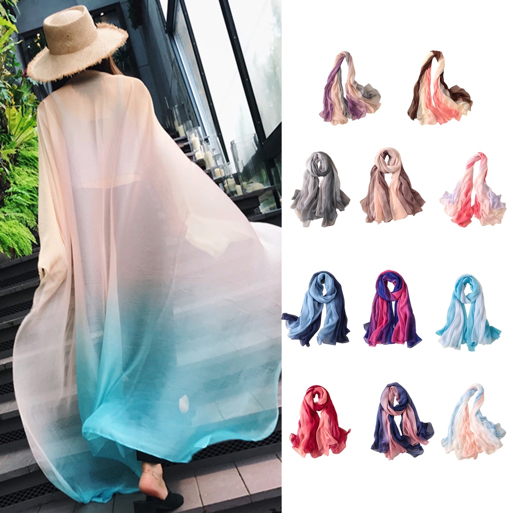 Khăn choàng đi biển chống nắng nhiều màu sắc thời trang dành cho nữ