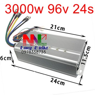 ic điều tốc xe điện 3000w 24 sò 96v