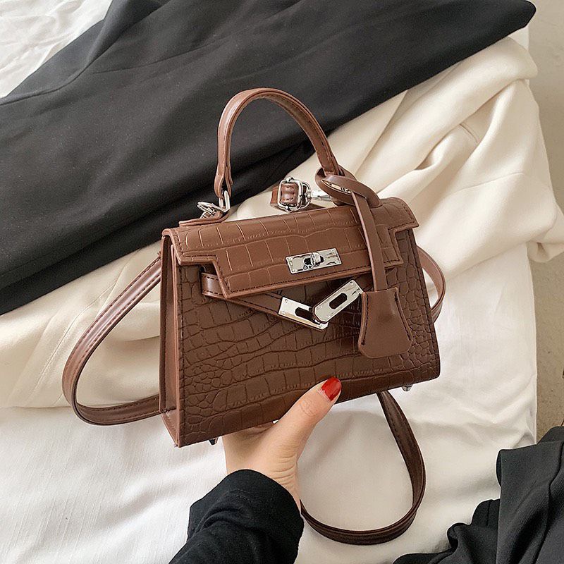 ✔Túi xách HM mini da cá sấu 2023