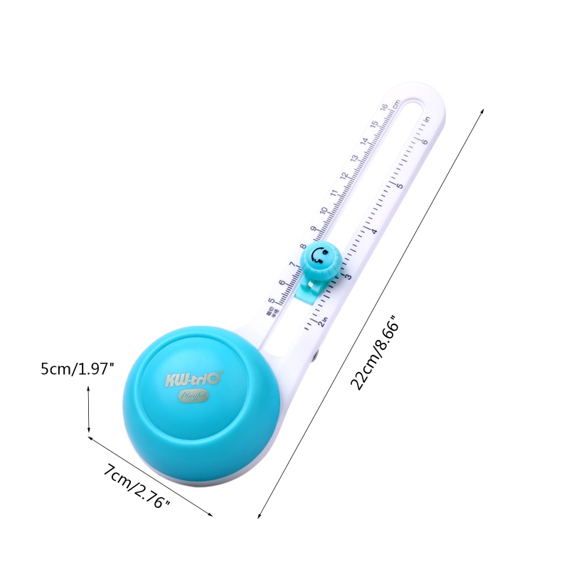 Bộ Dụng Cụ Cắt Giấy Với 3 Lưỡi Dao Tròn Và Thẻ Giấy Dành Cho Trẻ Em DIY