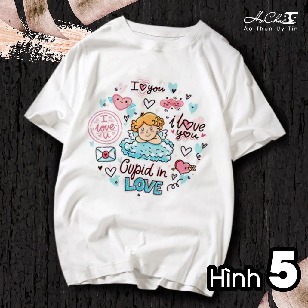 Áo Phông LOVE chất - HoCha89 - May Dây Cổ Móc Xích Cao Cấp (Có Hình Thật)