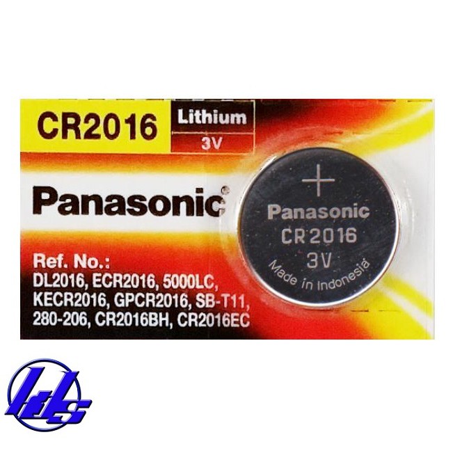 Pin CR2016 Panasonic lithium 3V (Pin CMOS) Vỉ 1 viên - Made in Indonesia