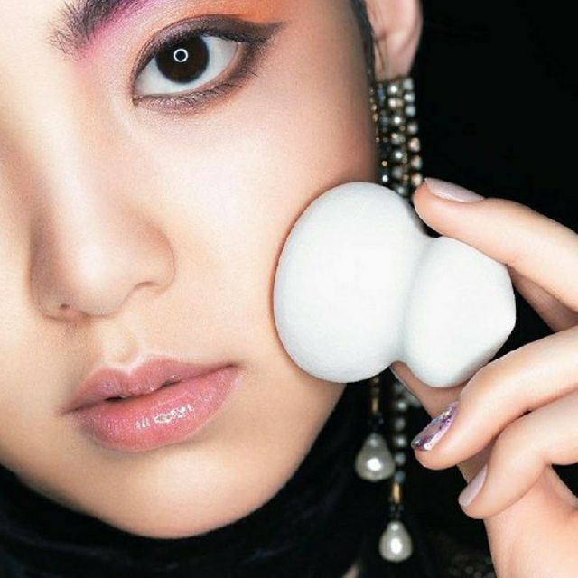 Bông mút tán kem nền cao cấp