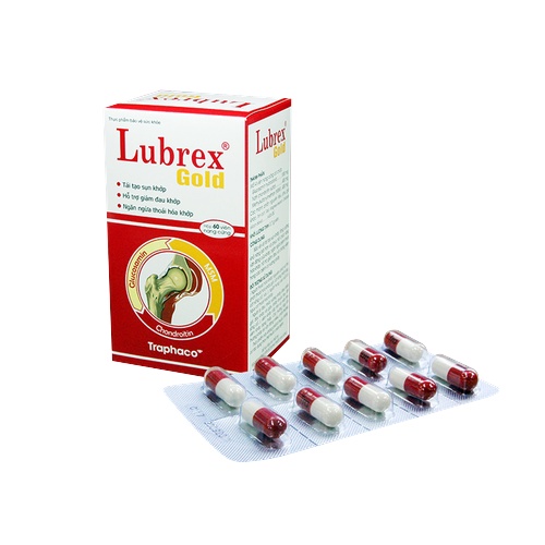 Lubrex Gold – Giúp Bảo Vệ Và Tái Tạo Sụn Khớp, Ngăn Ngừa Thoái Hóa Khớp, Giảm Đau Và Chống Viêm Cơ Xương Khớp