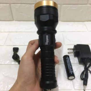 Đèn pin siêu sáng X10,Đèn pin cần tay cao cấp