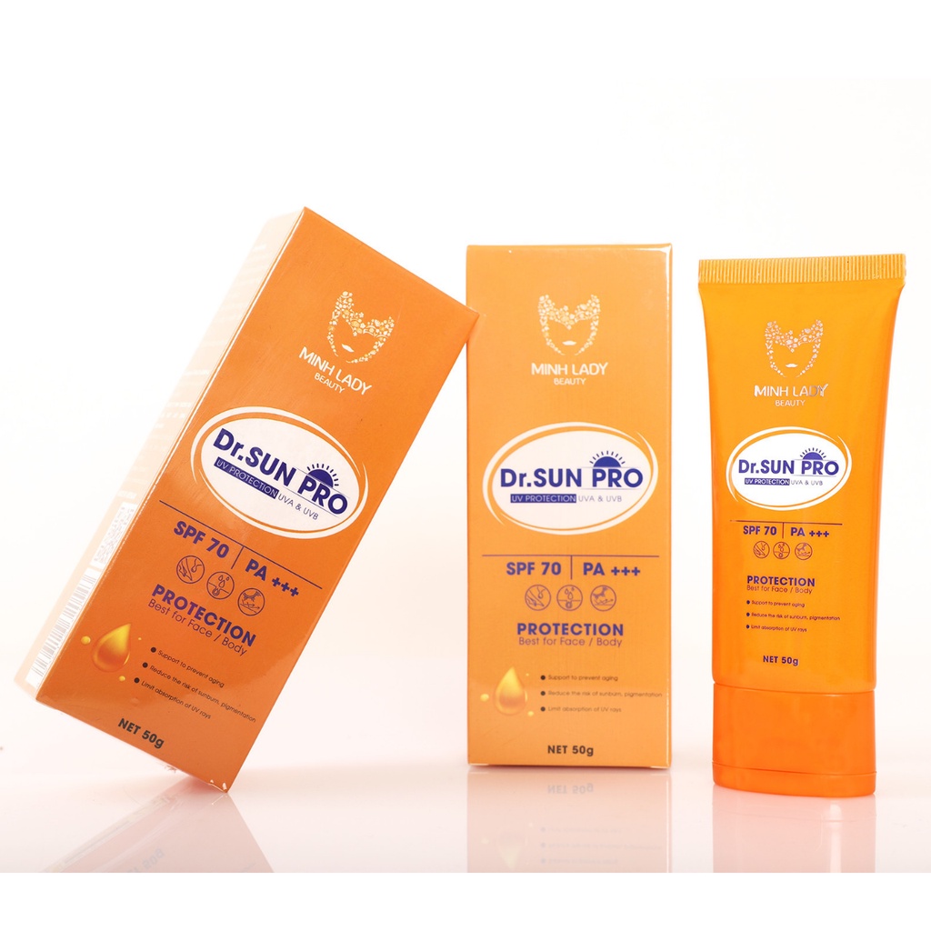 Kem chống nắng Dr.Sun Pro Minh Lady Beauty SPF 50