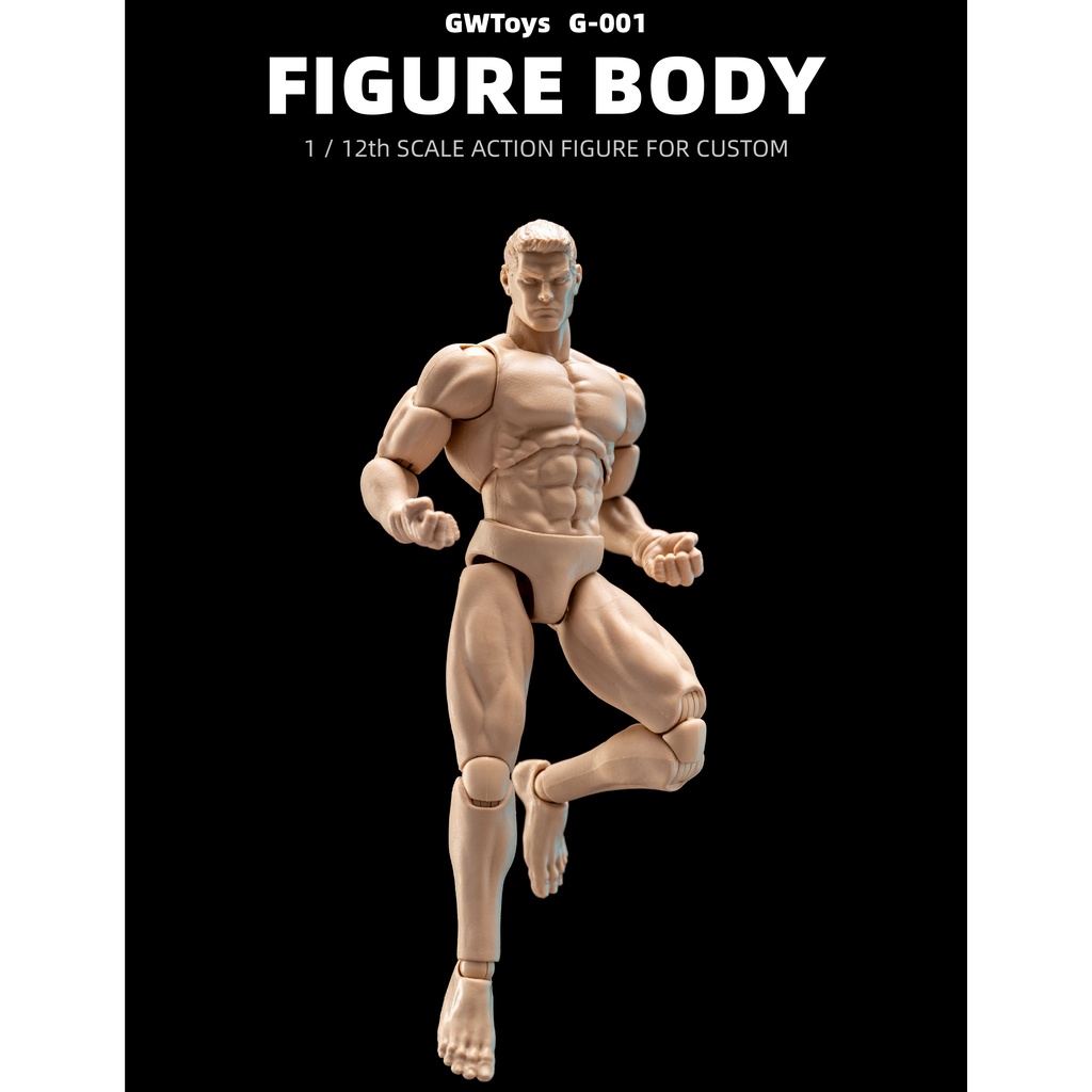 Mô hình đồ chơi Figure Body kun Nam đô con GWToys G001 tỉ lệ 1/12  - custom figure action