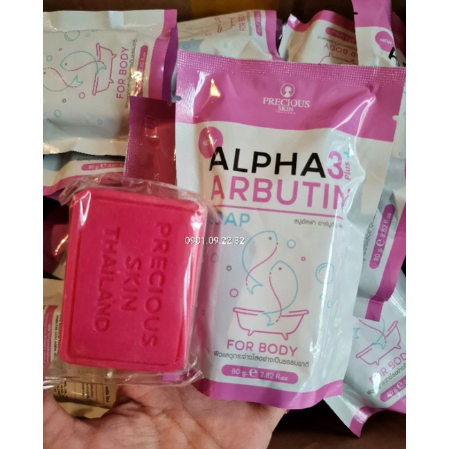 Xà phòng tắm trắng Alpha Arbutin Soap Thái Lan - Mẫu mới dạng túi | BigBuy360 - bigbuy360.vn
