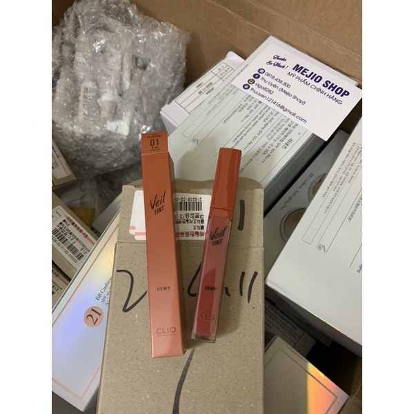 son tint có dưỡng clio veli tint dewy màu 01