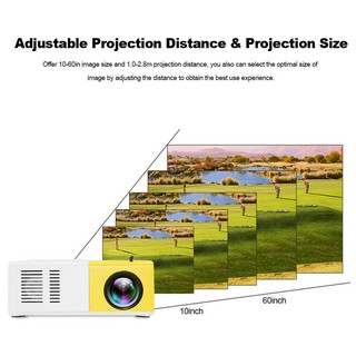 Máy Chiếu Mini LCD LED Projector PD300 Cao Cấp