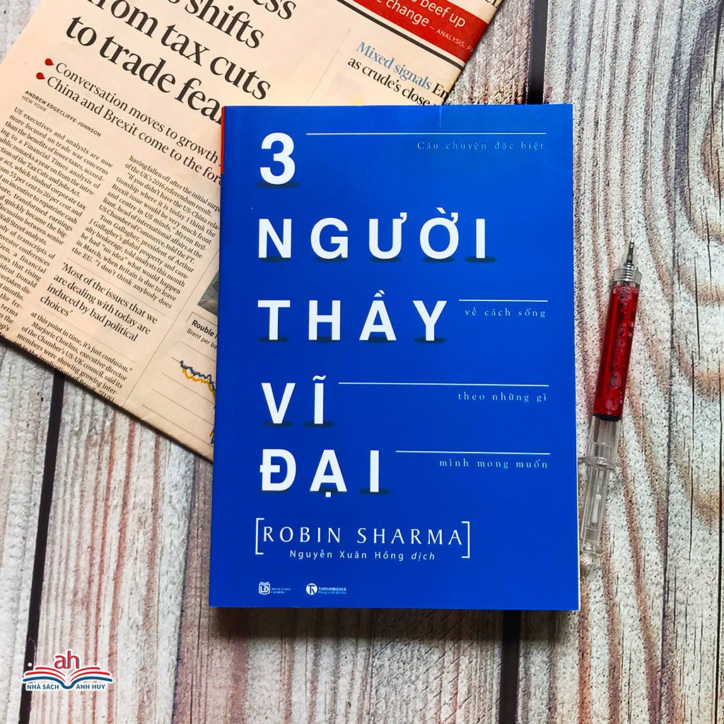 Sách - Ba Người Thầy Vĩ Đại Tặng Bookmark
