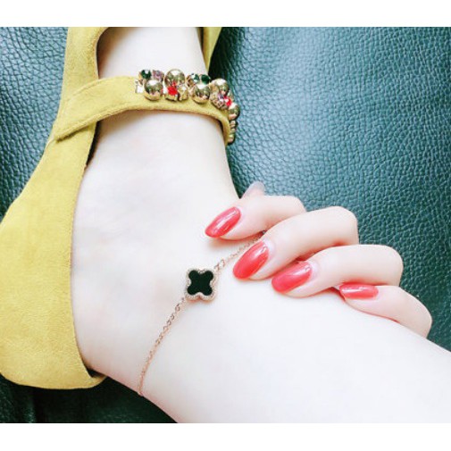 Lắc chân titan 2 mặt đen trắng TT2728 - Cam kết không đen | BigBuy360 - bigbuy360.vn