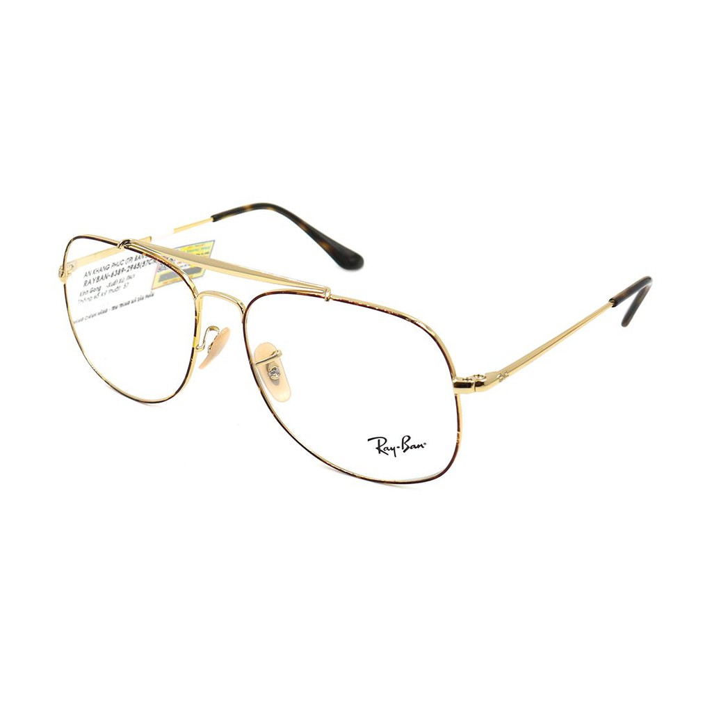 RB6389 2945-Gọng kính nam nữ Rayban chính hãng (57-16-145), thiết kế dễ đeo bảo vệ mắt