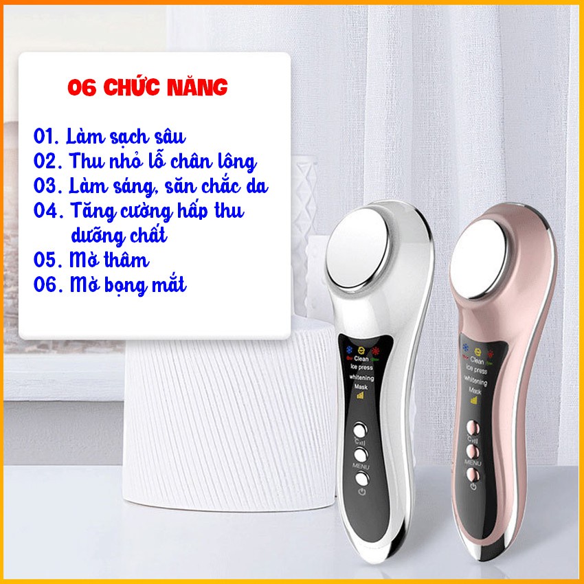 Combo dụng cụ massage mặt nóng lạnh MIANZ - khăn giấy tẩy trang - thanh lăn matxa nâng cơ đẩy tinh chất MIANZ STORE