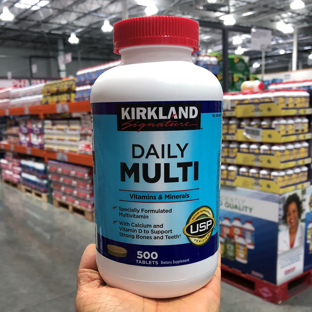 DAILY MULTI VITAMIN - VITAMIN TỔNG HỢP CHO MỌI LỨA TUỔI CỦA KIRKLAND (500 VIÊN) | BigBuy360 - bigbuy360.vn