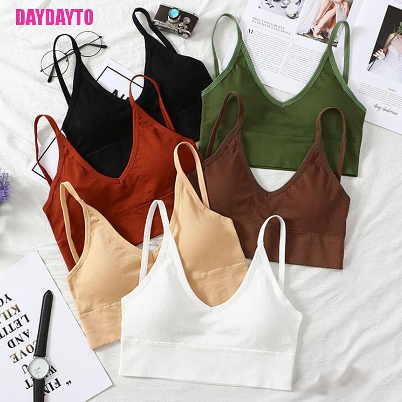 Áo Lót Croptop Có Mút Nâng Ngực Quyến Rũ Cho Nữ