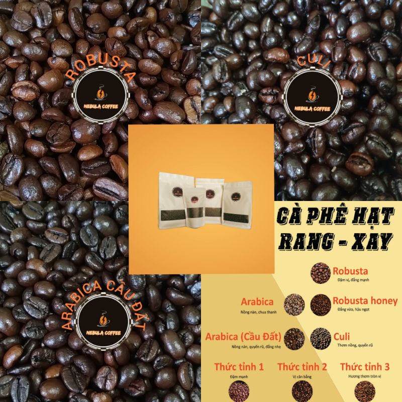 Cà Phê THỨC TỈNH 3 (Bột) rang bơ Pháp 100% từ hạt cà phê nguyên chất - NEBULA Coffee - THƯƠNG HIỆU UY TÍN