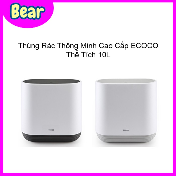 Thùng Rác Thông Minh Cao Cấp ECOCO Thể Tích 10L