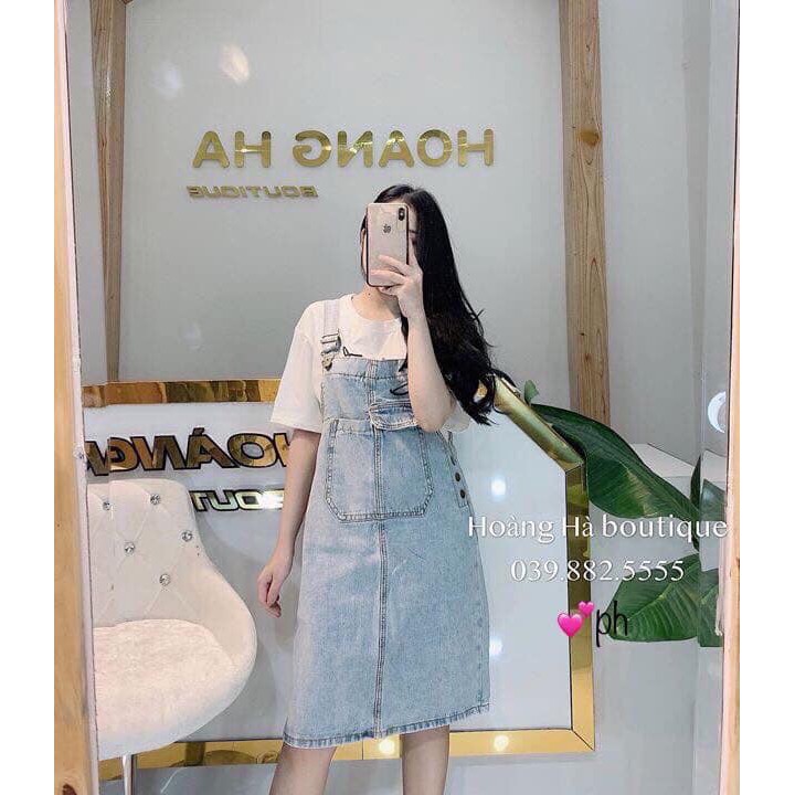 Váy yếm bò năng động