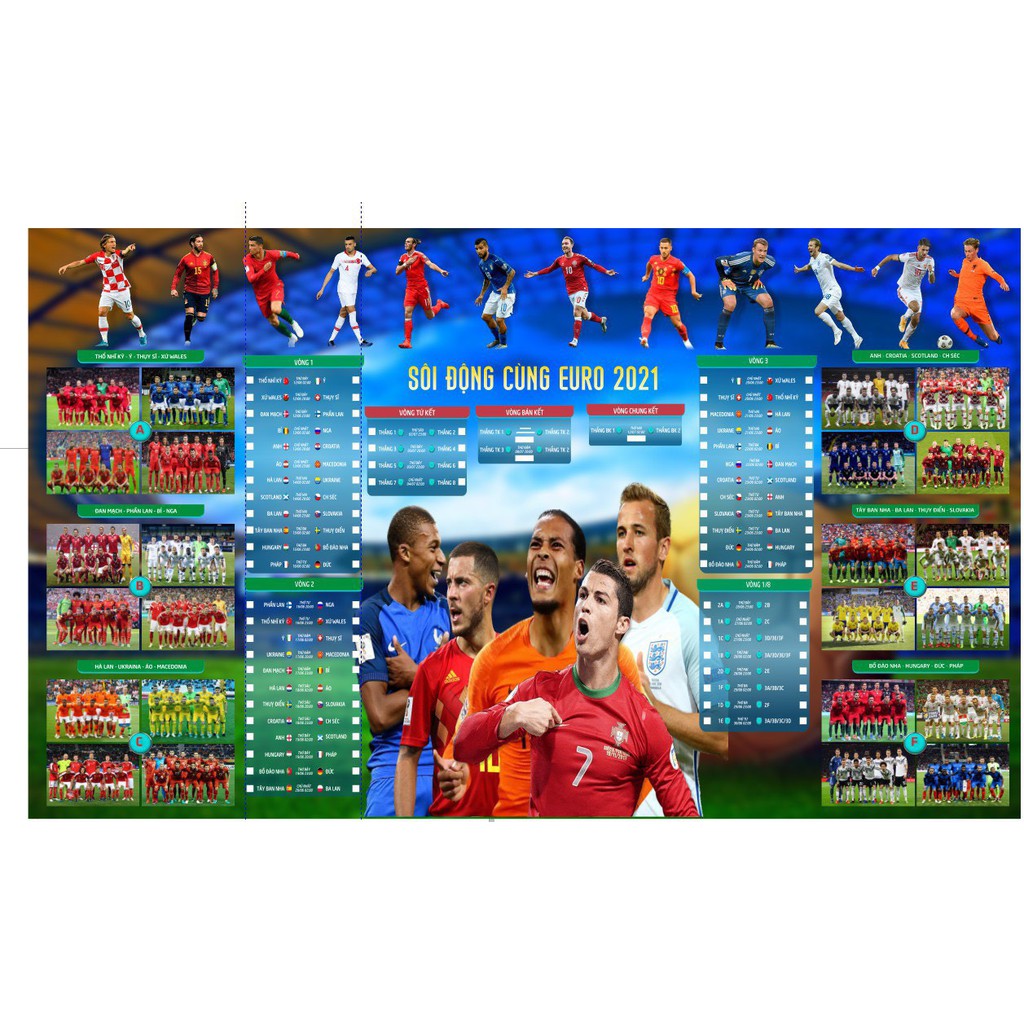 LỊCH THI ĐẤU EURO 2021/A2